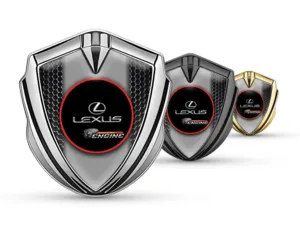 Lexus Badge Self Adhesive Modern Look Sturdy Build